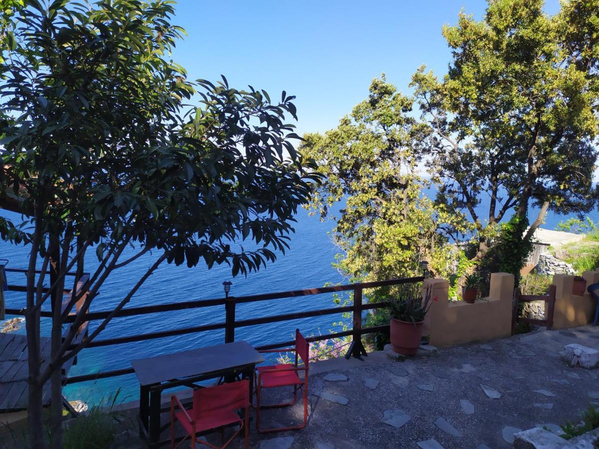 Triple Studio Room With The Most Beatifull View In Mylopotamos Tsagkarada Dış mekan fotoğraf