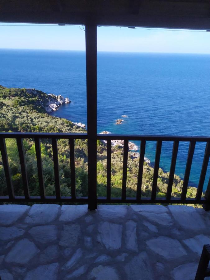 Triple Studio Room With The Most Beatifull View In Mylopotamos Tsagkarada Dış mekan fotoğraf
